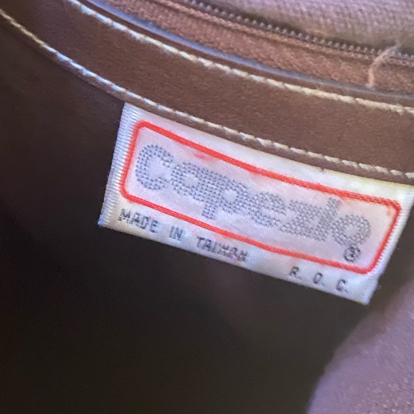 Capezio Brown Purse with Gold Accents - Picture 8 of 10